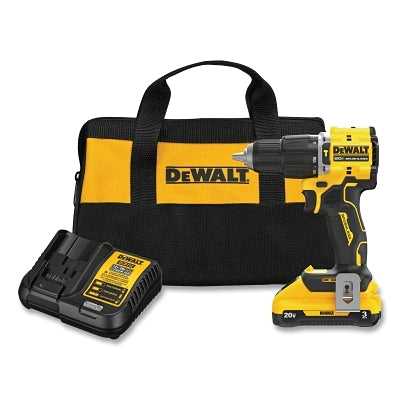 ATOMIC 20V MAX* Brushless Cordless Hammer Drill, 1/2 in, Up to 1650 RPM, Kit Includes Battery/Charger/Belt Hook/Bag