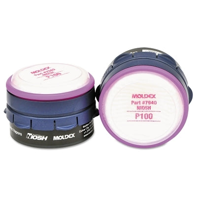 7000 & 9000 Series Combo Stacked Cartridge/Filter, Organic Vapor, Gray/Fuchsia