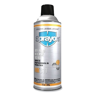 MR311 Dry Film Release Agent, 12 oz, Aerosol Can, Colorless