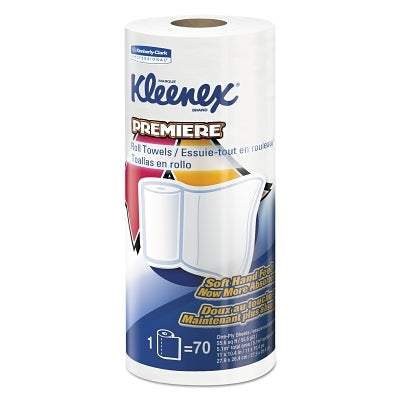 Premiere Kitchen Paper Towel Roll, White, 10.4 in W x 11 in L, 70 Sheets/RL