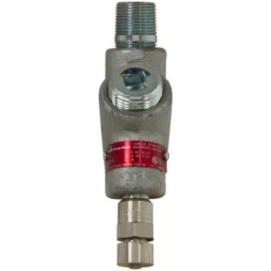 EYD Drain Sealing Hub, Feraloy Iron Alloy, Vertical, Male/Female, 3/4 in.