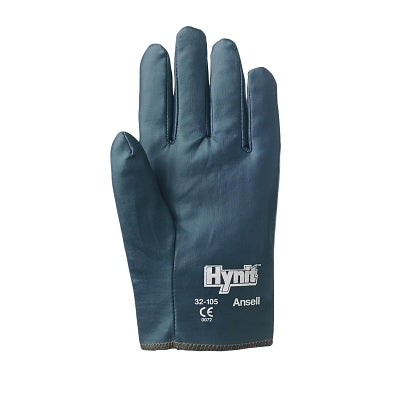 Hynit Nitrile-Impregnated Gloves, Size 10, Blue