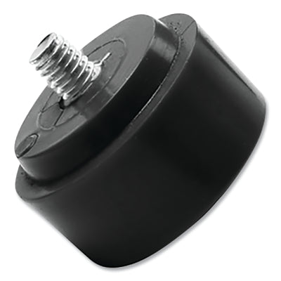 Hammer Striking Tip, 1 in dia, Black, Hard, Nylon