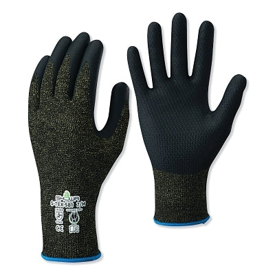 Nitrile, Cut Resistant Gloves, Size M, A5 ANSI/ISEA Cut Level, Black
