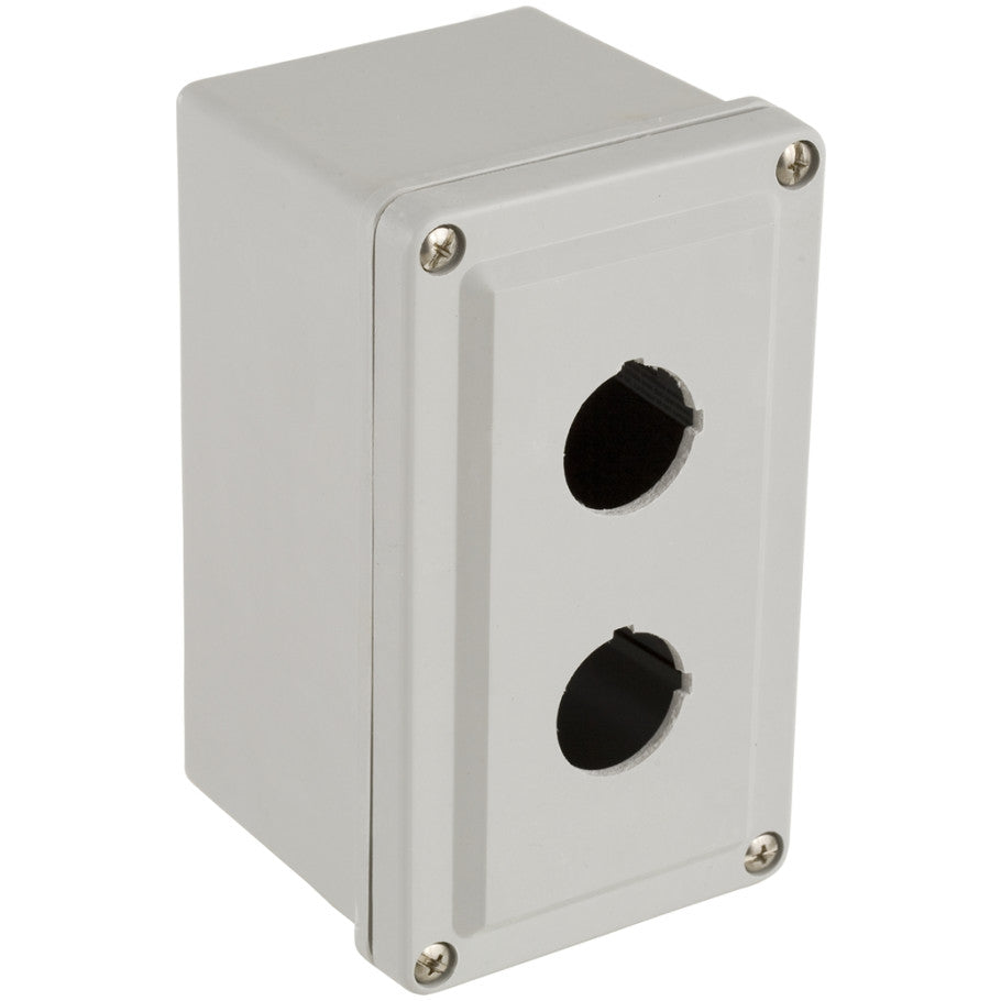Polymeric 2-Hole Control Station Enclosure