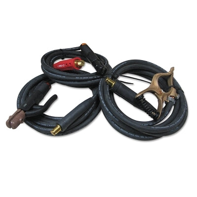 Welding Cable Assembly, 1/0 AWG Cable, 50 ft L, with Connectors