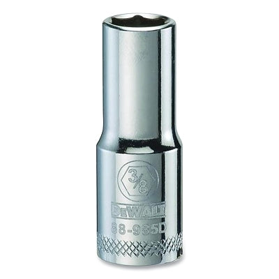 Socket, 3/8 in Drive, 3/8 in Opening, 6-point, Deep