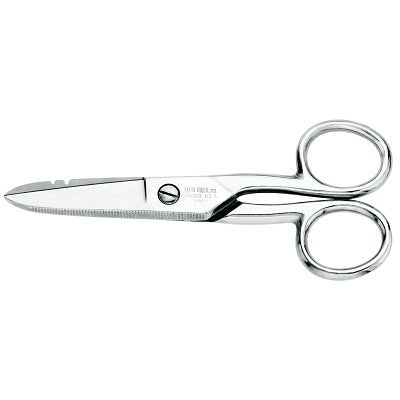 Electrician's Scissors, 5-1/4 in, Silver