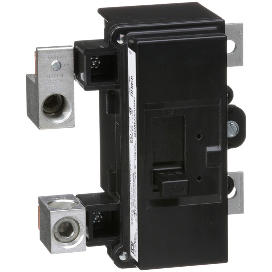 QO Main Circuit Breaker, Bolt-On, QOM2 Frame, 10kA, 120/240 Vac, 2-Pole, 200A