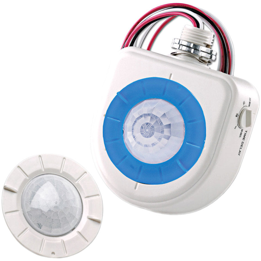 OSFHU PIR Fixture Mount High-Bay Occupancy Sensor, 2 Lenses/Aisle Mask