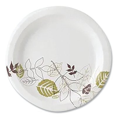 Medium-Weight Paper Plate, 9 in, Pathways