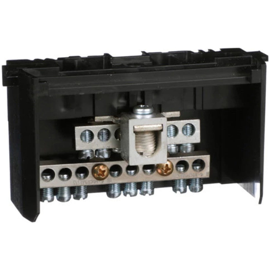 Circuit breaker accessory, QO, mounting base, solid neutral assembly, 125A, 12 terminals