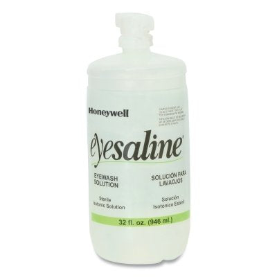 Personal Eye Wash Solution, 32 oz, Bottle with Extended-Flow Nozzle