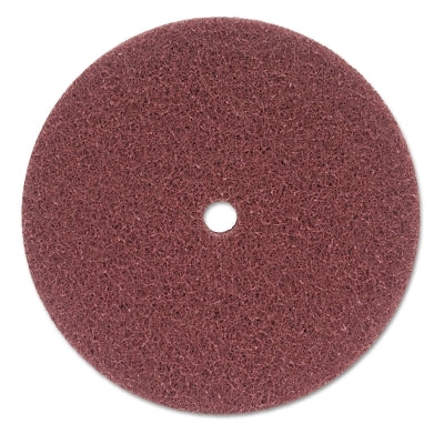 High Strength Buffing Disc, 8 in x 1/2 in, Very Fine, Aluminum Oxide, 3600 rpm, Maroon