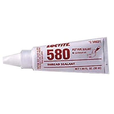 580 PST Thread Sealant, Low Halogen/Low Sulfur, 50 mL Tube, White