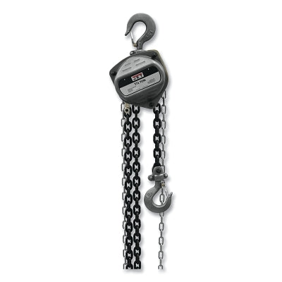 S90 Series Hand Chain Hoist, 1-1/2 ton, 15 ft Lifting H, 1 Fall, 14-1/2 in Head Room, 84-2/5 lb Pull Force