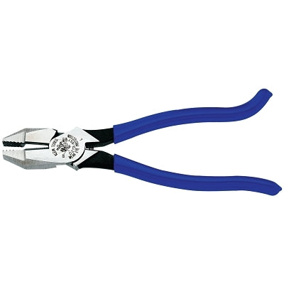 Ironworker's Side-Cutting Square Nose Pliers, 9.35 in OAL, High-Leverage, Heavy-Duty Knurled
