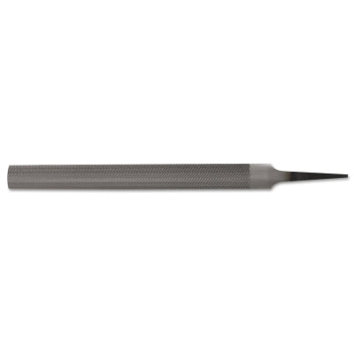 Half Round Bastard Files, 8 in, Tapered Handle