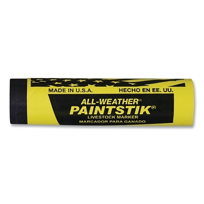 Paintstik Livestock Marker, 1 in dia, 4 in L, Black