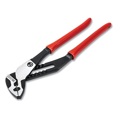 Z2 K9 Straight Jaw Dual Material Tongue and Groove Plier, 10 in L, Straight Jaw, 8 Adj, Carded, Straight Handle