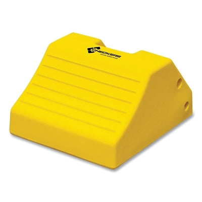Heavy Duty Wheel Chock, 18 in, Yellow