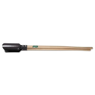 Post Hole Digger, 10.375 in Blade L, 5.5 in Spread, Atlas Pattern, 48 in L North American Hardwood Handle
