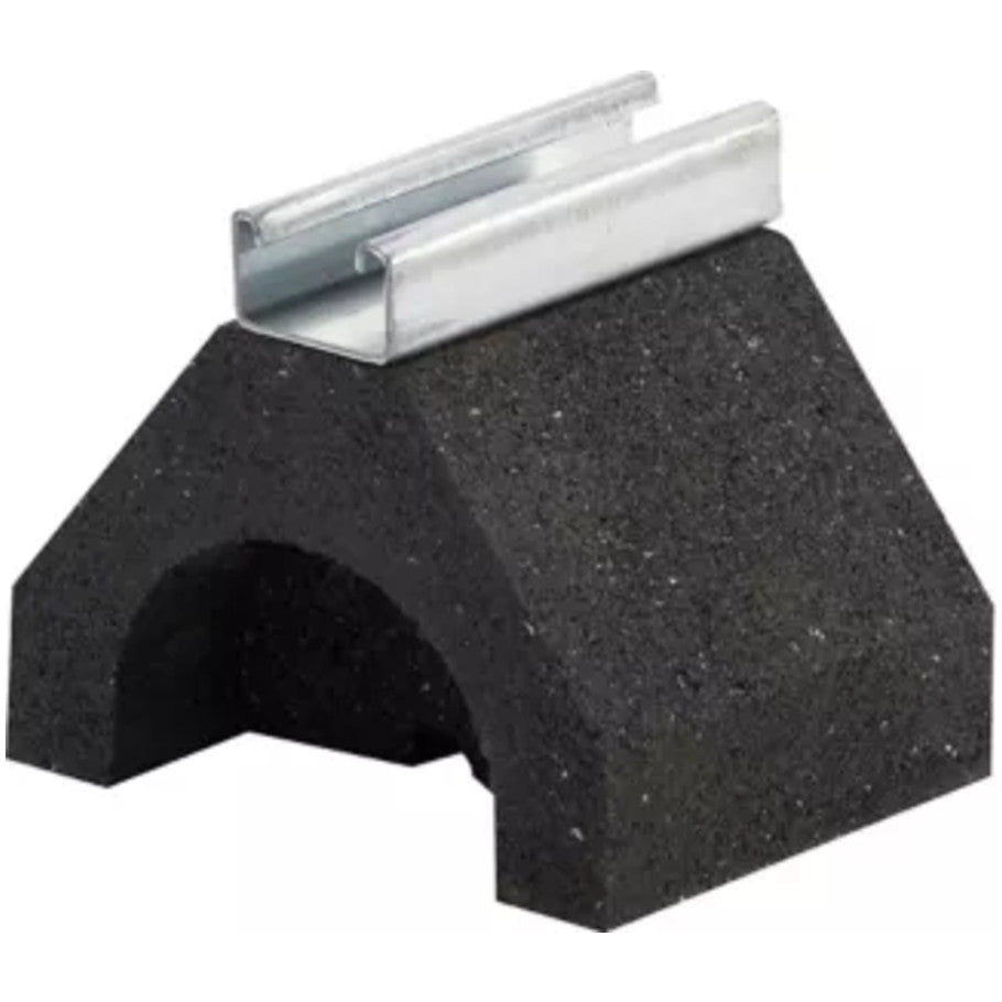 Dura-Blok Recycled Rubber Rooftop Support Base, 5.0 in. H, 4.8 in. L