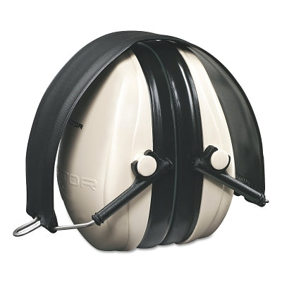 3M H6F/V PELTOR Optime 95 Earmuff, 21 dB NRR, White/Black, Over the head