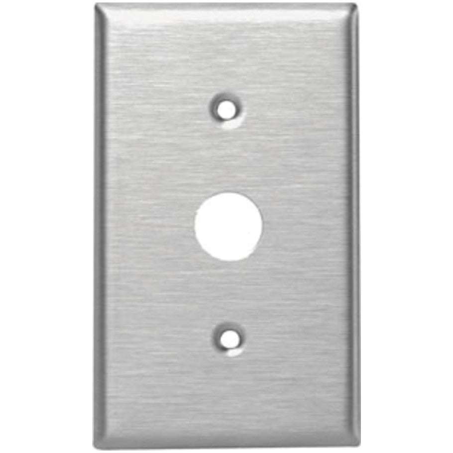 Type 430 Stainless Steel 1 Gang Device Mount Key Lock Power Switch Wall Plate With Spanner Screws and Tool