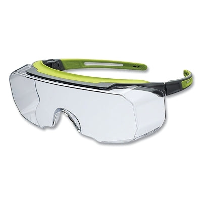 Avatar OTG 2 Eyewear, Clear, Polycarbonate, Anti-Fog, Anti-Scratch, Cool Gray/Green, PC/TPE Composite Frame