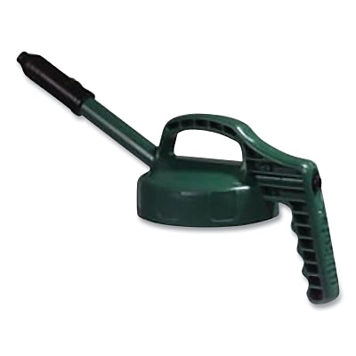 Stretch Spout Lid, 0.5 in dia, Dark Green, Engineering Plastic