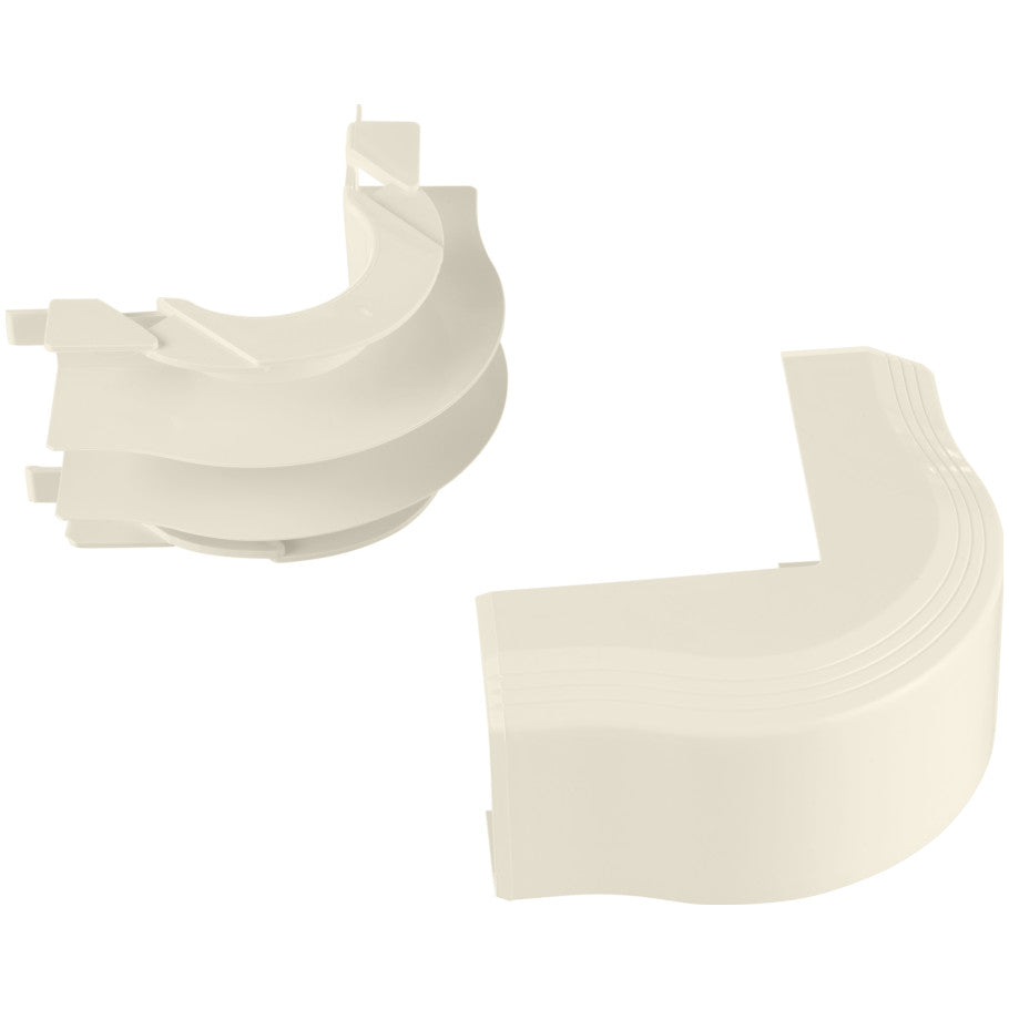 Surface Raceway, T-45 Outside Corner, Off-White