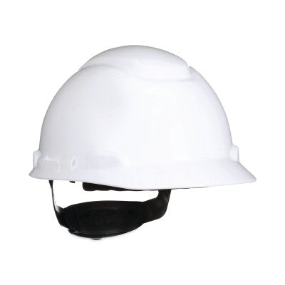 3M H-701SFR-UV SecureFit Pressure Diffusion Ratchet Suspension w/UVicator Hard Hats and Caps, Cap, White