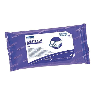 Kimtech Pure* W4 Pre-Saturated Wiper, White, 9 in W x 11 in L