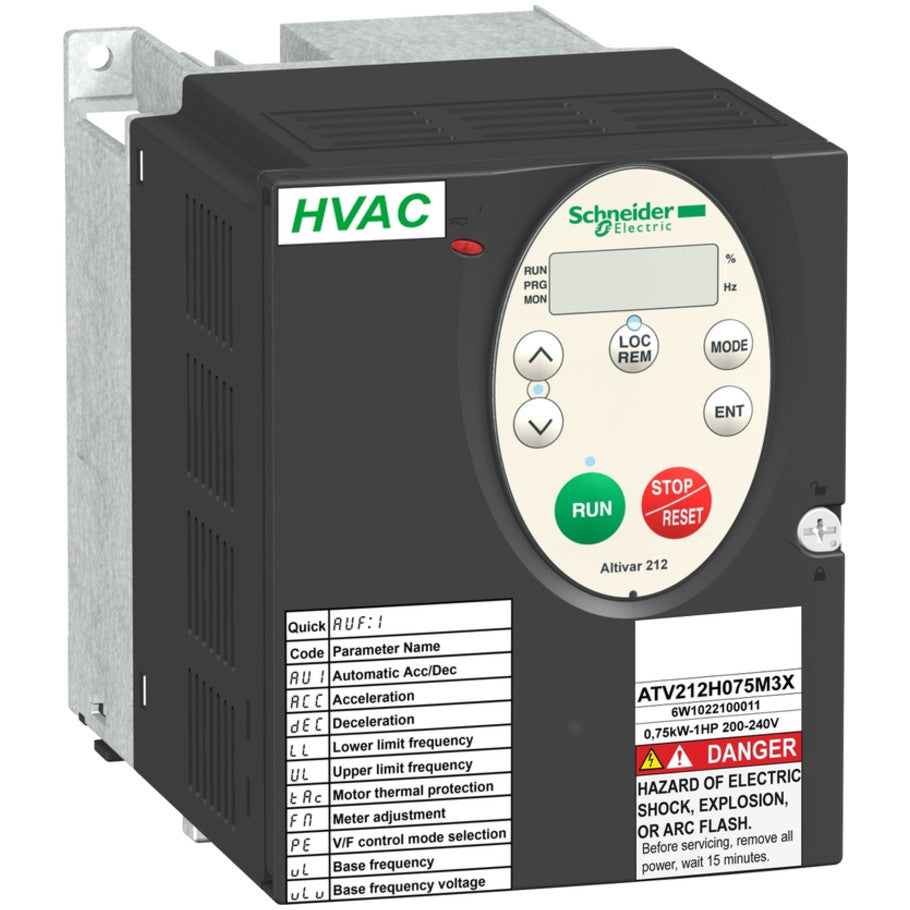 Altivar 212 Speed Drive, 1HP, 2.2 A Output, 380 to 480 Vac