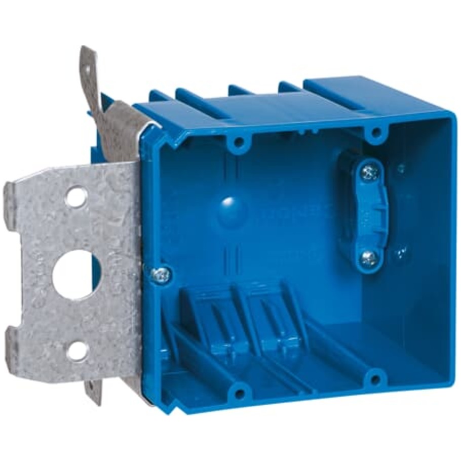 2 Gang Adjustable Electrical Box, Side Clamp