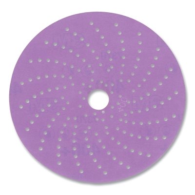 3M 051131-31483 Cubitron II Hookit Clean Sanding Abrasive Disc, 737U, Precision Shaped Ceramic, 6 in dia, 320+ Grade