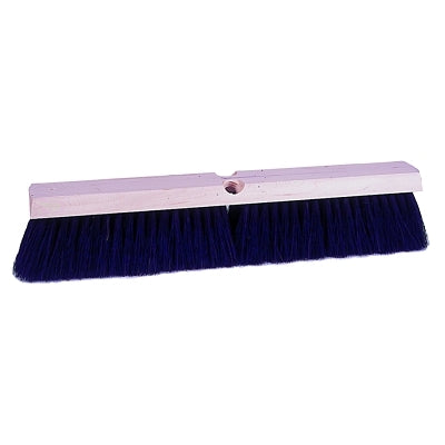 Vortec Pro Medium Sweeping Brush, 24 in, 3 in Trim, Gray Border/Black Center