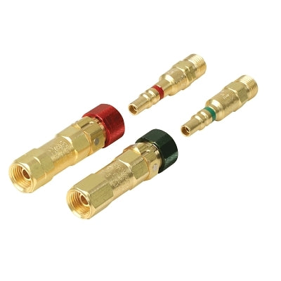 Quick Connect, Reg. to Hose w/Check, QDB205 Plug (M); QDB20 Socket (F), Fuel Gas