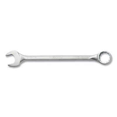 X-Large Combination Wrench, 2-9/16 in Opening, 29-3/4 in OAL, 12-point, SAE, Satin