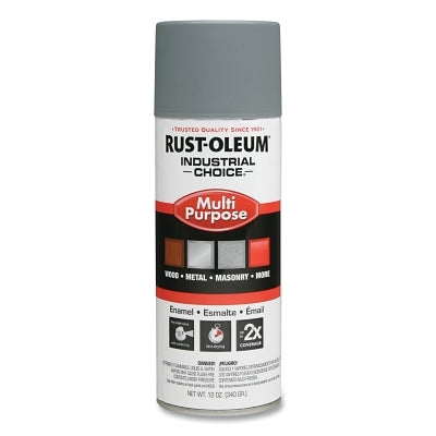 Industrial Choice 1600 System Enamel Primer Aerosols, 12 oz Aerosol Can, Gray