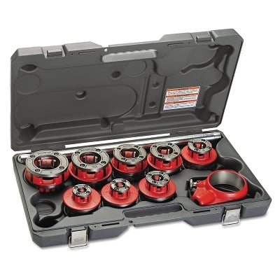 Exposed Ratchet Threader Set, 1/8 in (NPT) to 2 in (NPT), Model 12-R