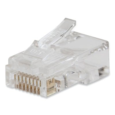 Pass-Thru Connectors, Modulart Data Plug, RJ45-CAT6, 50 Pack