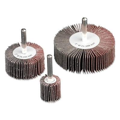 Flap Wheels, 1-1/2 in dia x 1 in W, 80 Grit, 25000 RPM