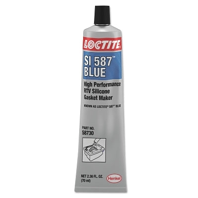 587 Blue High Performance RTV Silicone Gasket Maker, 70 mL Tube
