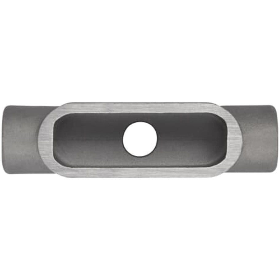 Conduit Body, Sand Cast Aluminum, 1 in. Hub, Rigid/IMC Conduit, Threaded Connection, Gray, 7-5/8 L x 3-3/8 H x 3-3/8 in. W