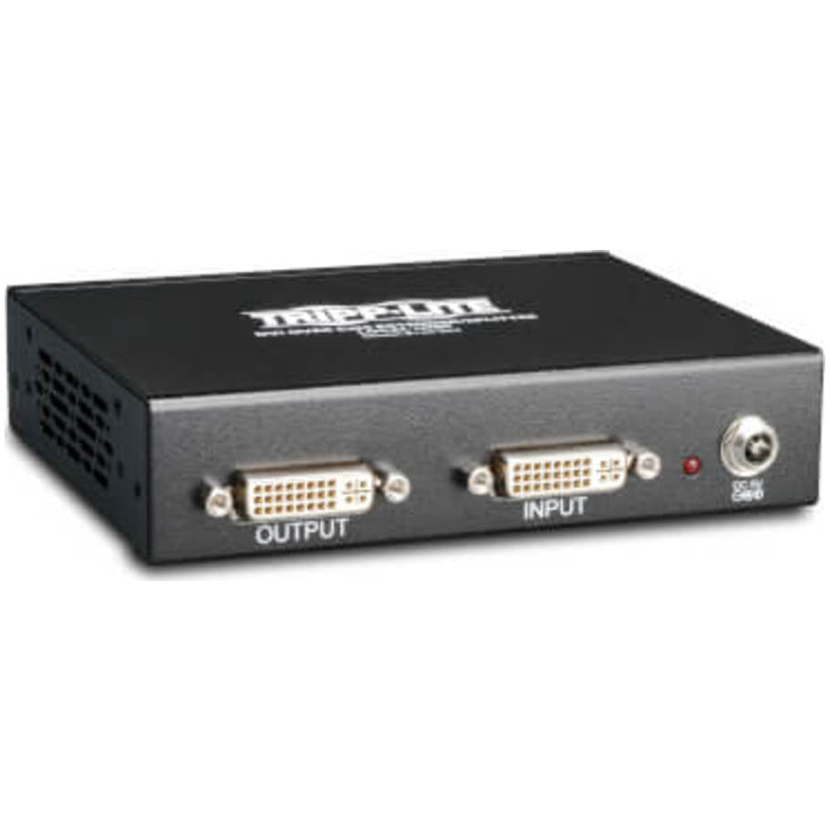 4-Port DVI over Cat5/6 Splitter/Extender, Box-Style Transmitter for Video, DVI-D Single Link, 200 ft. (60 m),  TAA