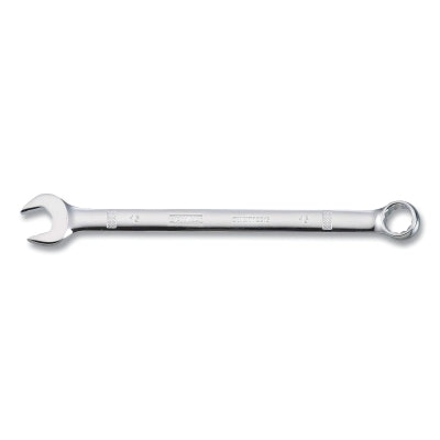 Combination Wrench, 15 mm, 7-7/8 in OAL, 12-point, Full Polish Chrome