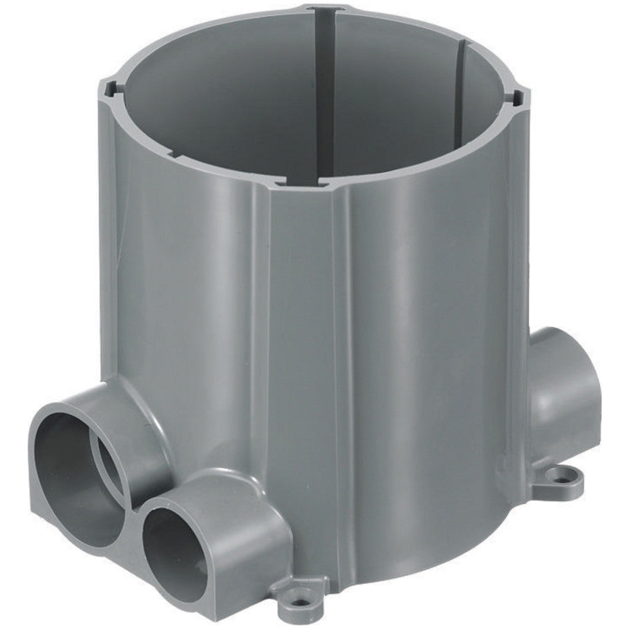 Round Flush Floorboxes, PVC, 3.00" Minimum Dept of Pour