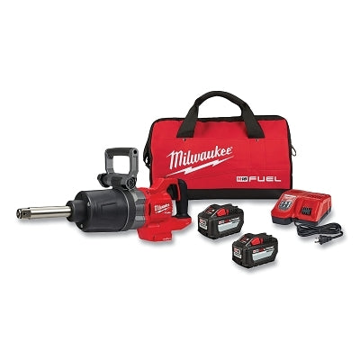 M18 FUEL Impact Wrench, Kit, w/ONE-KEY, 1 in Square Drive, 18 V, 1200 RPM, Friction Ring, w/2 Batteries, Charger